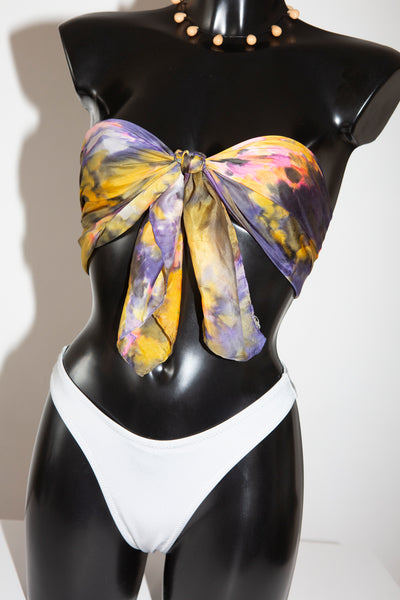 Tie Dye Silk Scarf