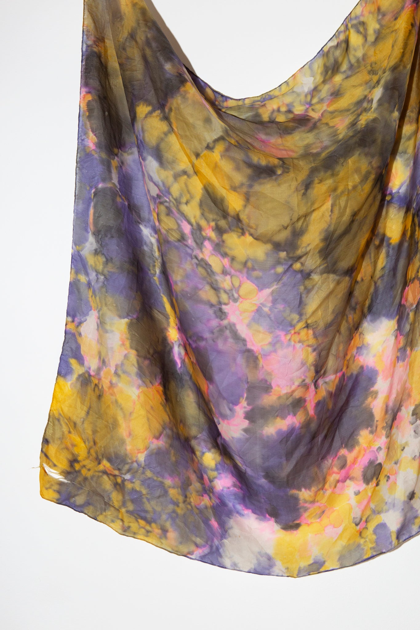 Tie Dye Silk Scarf