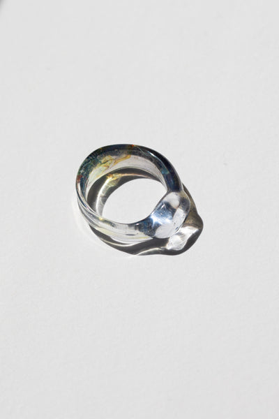 Misty Murano Glass Ring