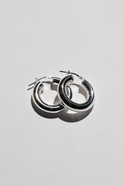 XS Sterling Silver Stacey Hoops