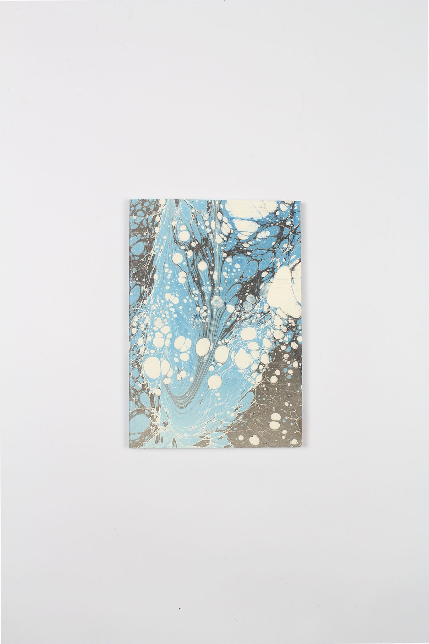 Blue Marbled Notebook - Handmade in Italy