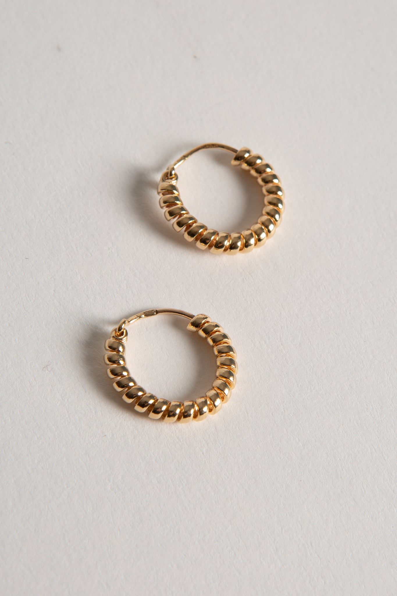 Mini Coil Gold Hoops