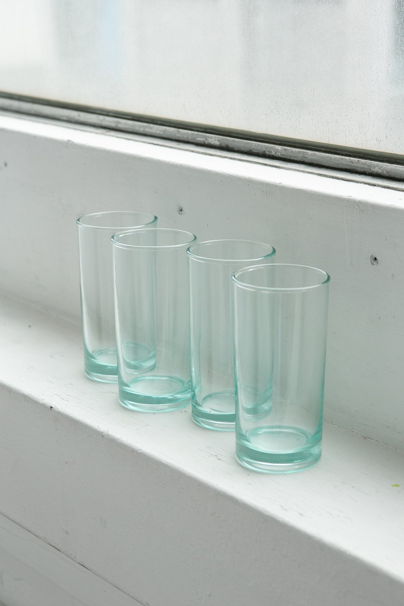 Recycled Tall Glasses