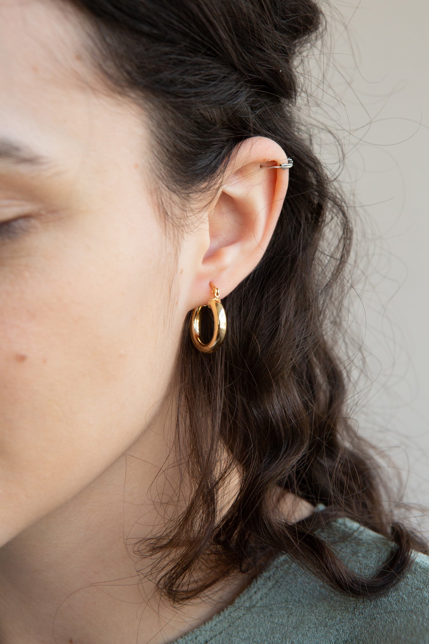 Gold Plated XXS Stacey Hoops